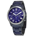 Fossil FS5230 Silver Bracelet Blue Dial