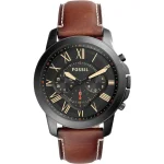Fossil FS5241 Brown Belt Black Dial