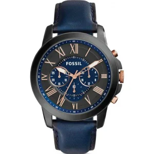Fossil FS5061 Blue Belt Blue Dial