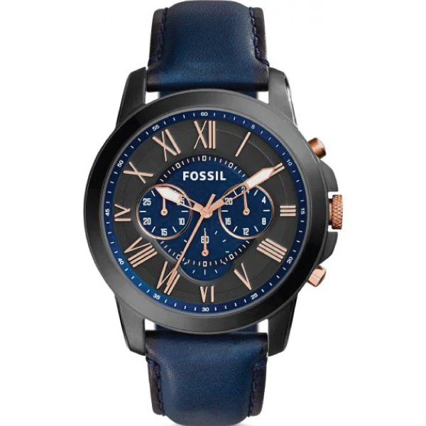 Fossil FS5061 Blue Belt Blue Dial