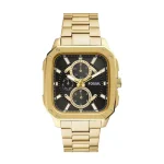 Fossil BQ2656 Golden Bracelet Black Dial
