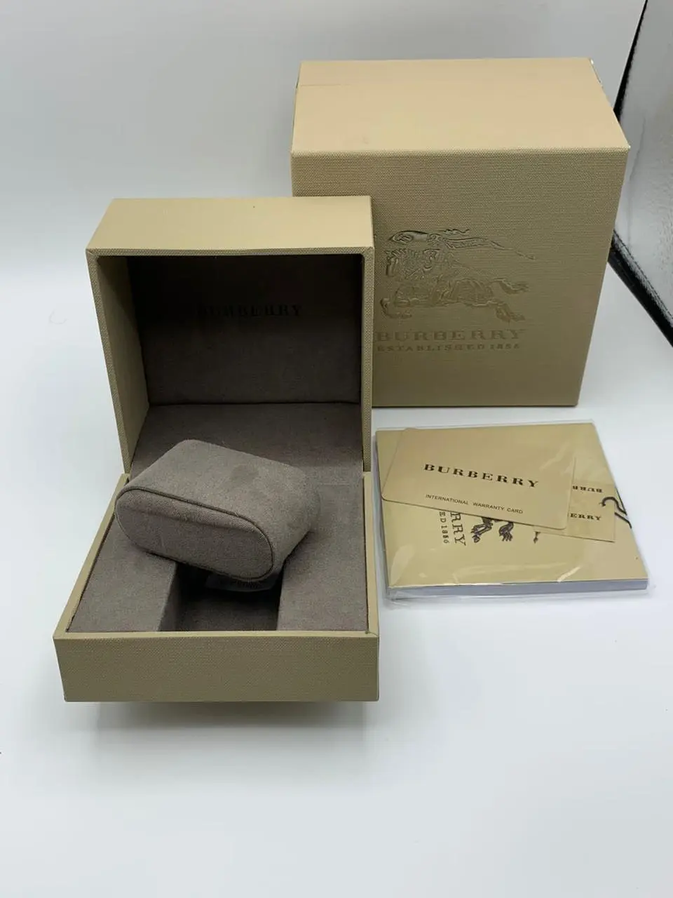 Burberry Watch Box Packaging