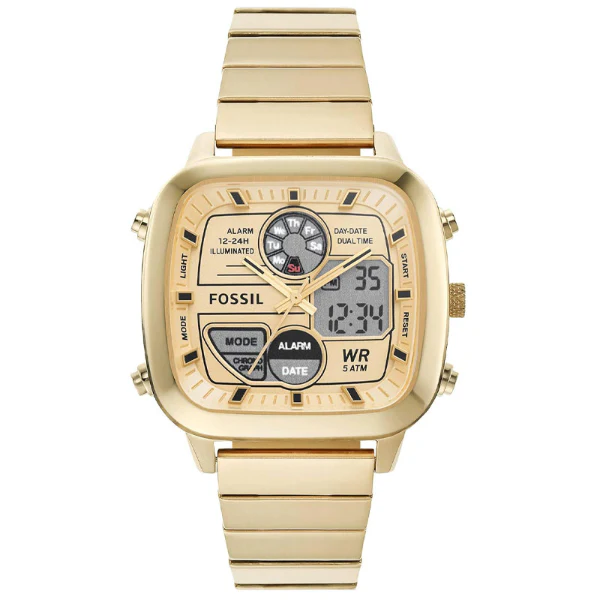 Fossil FS5889 Golden Bracelet Analog Dial