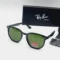 Black Frame Green Shades Sunglasses