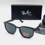 Black Frame Grey Lens Men Sunglasses