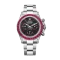 Oyster Red Stones White Gold Black Dial