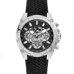 Buy Guess Watch Black Dial Silicone Strap