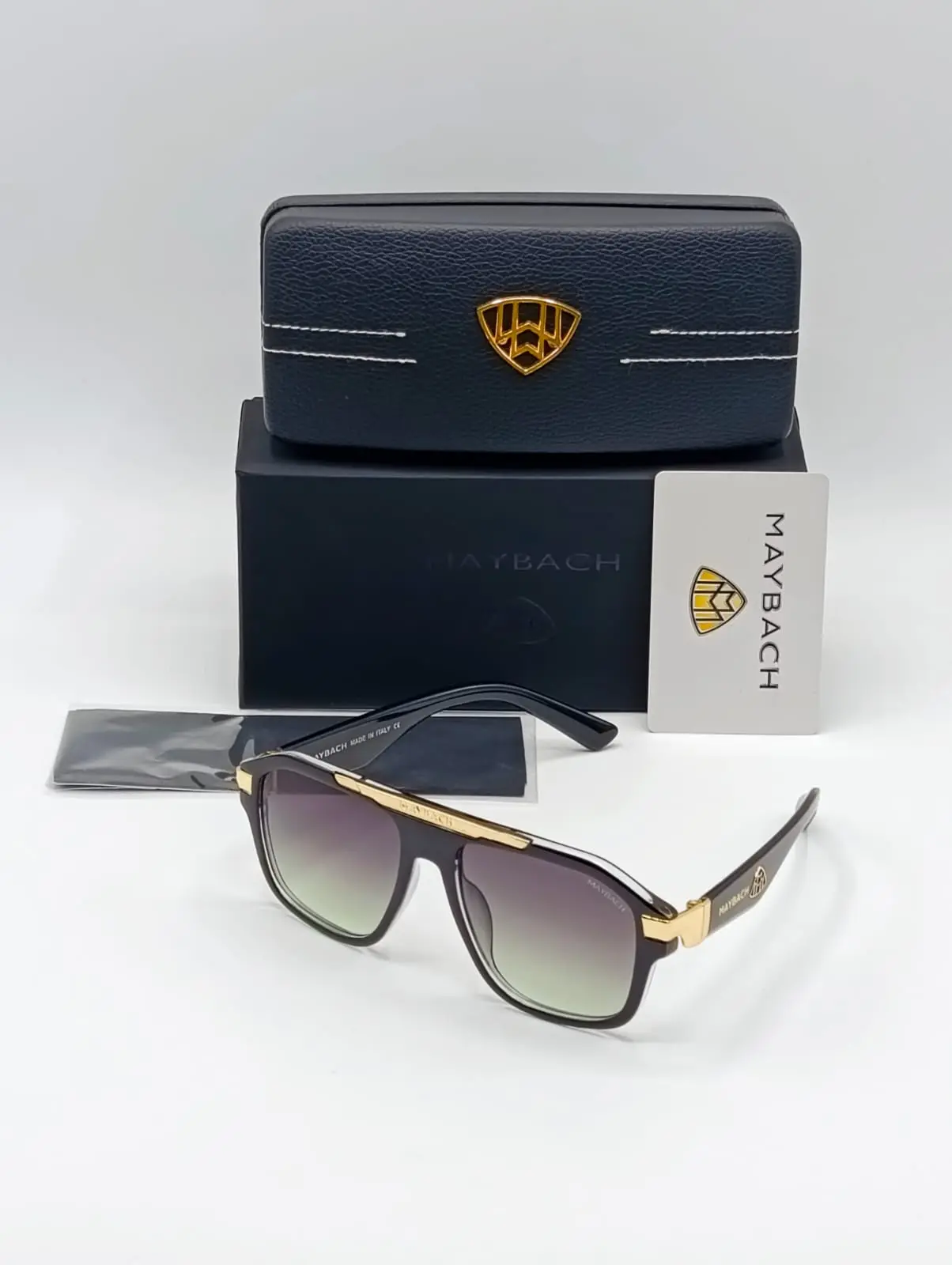 May Black Rectangle Lens Sunglasses