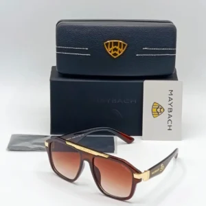 May Brown Rectangle Lens Sunglasses