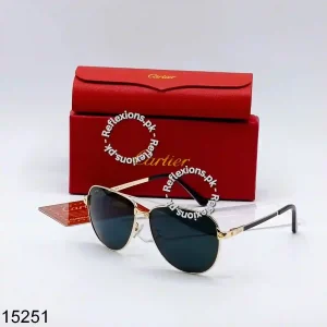 Black Aviator With Elegant Gold Frame