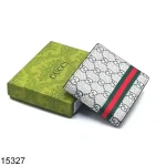 Designer Gucci Wallet Grey Bifold