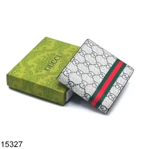 Designer Gucci Wallet Grey Bifold