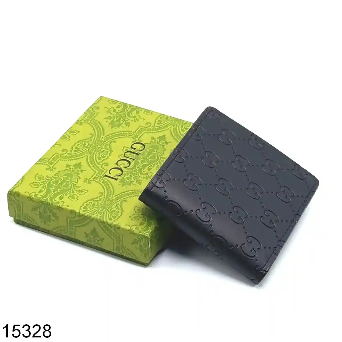 Designer Bifold Printed Black Wallet