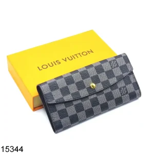 LV Black Long Wallet for Women