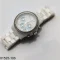 MK White Womens Ceramic Analog Watch
