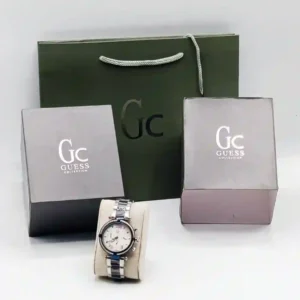 GC Womens Quartz Watch in Silver Band