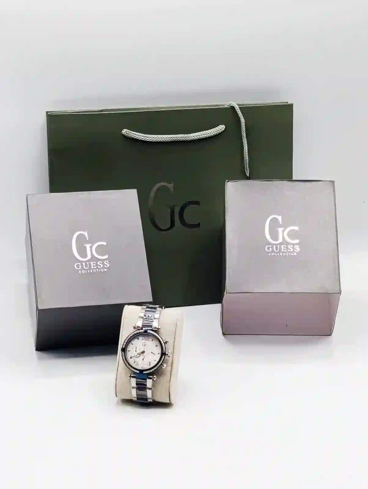 GC Womens Quartz Watch in Silver Band