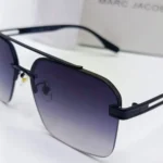 Rectangle Frame Black Lens Sunglasses