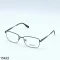 Rectangle Black Metal Eyeglasses