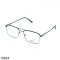 Black Rectangular Metal Eyeglasses
