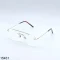 Rimless Golden Prescription Eyeglasses