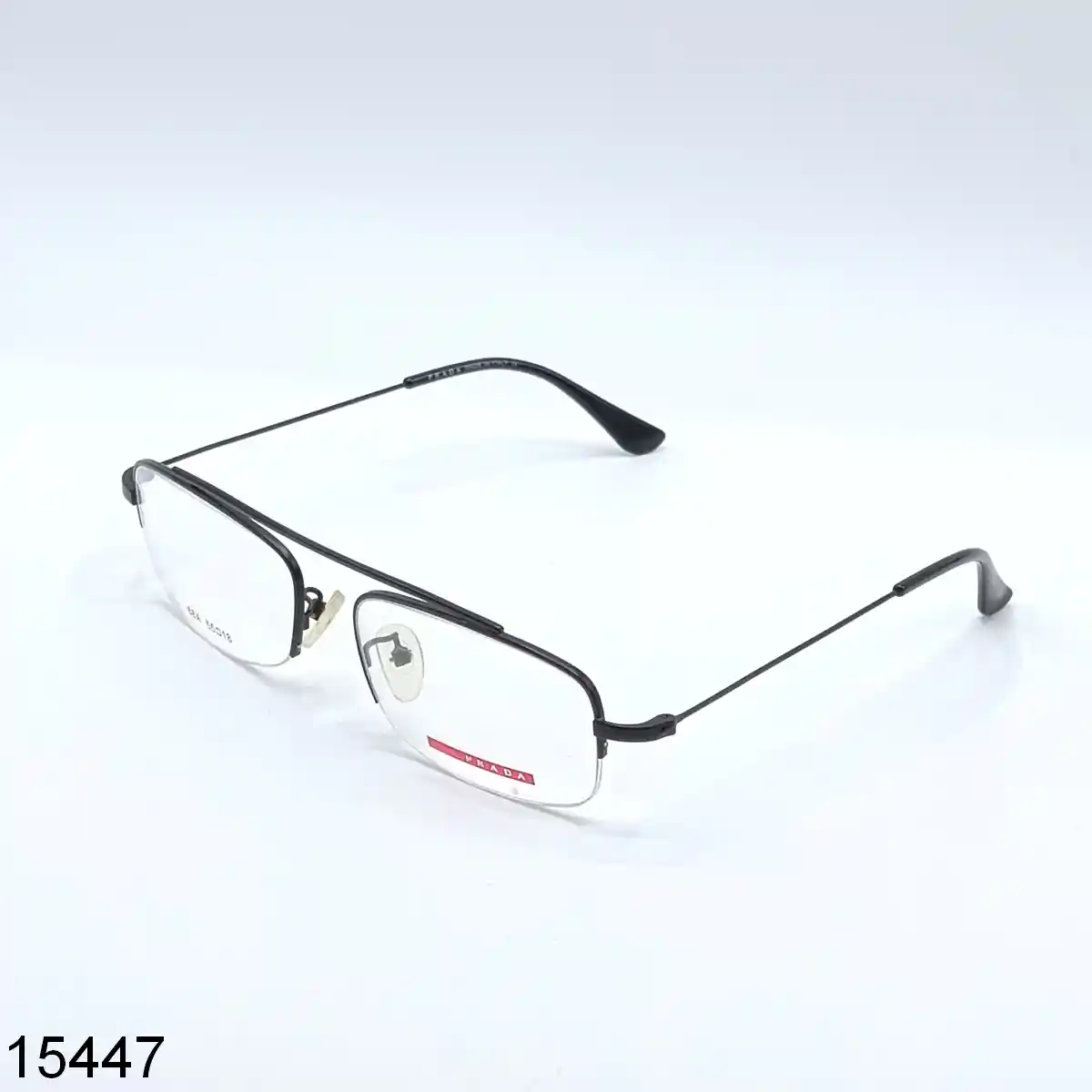 Prada Rectangle Half Rim Eyeglasses