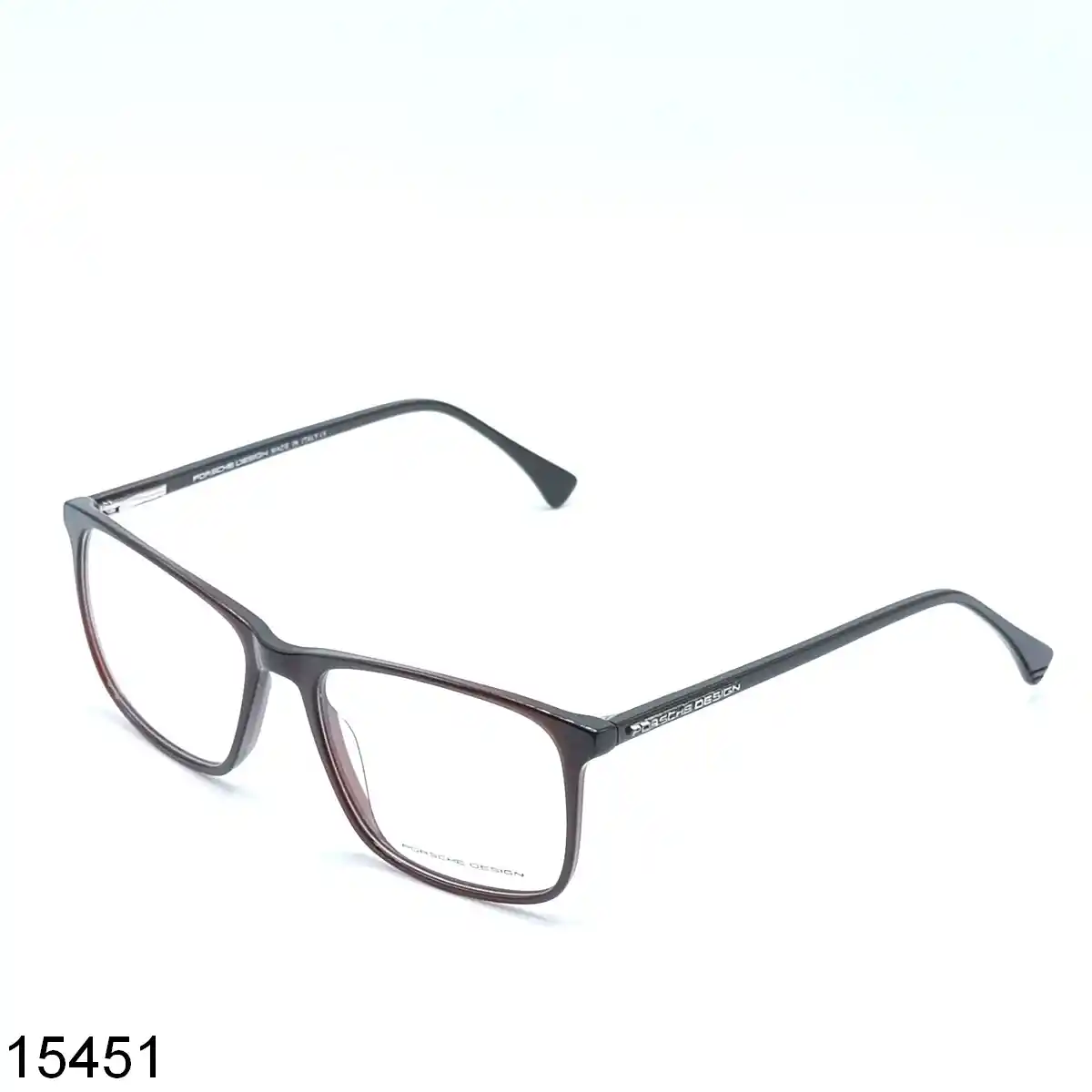Porsche Dark Brown Rectangle Frame Eyewear