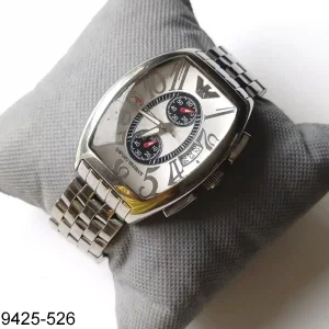 Rectangle Dial Stainless Steel Mens Watch