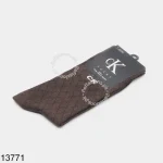 CK Brown Mid Crew Socks