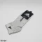grey Adidas cotton mid crew socks